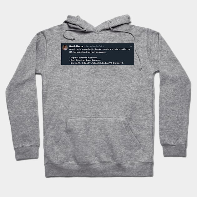 Support Heath's Legal Fees! Hoodie by Half In Half Out Podcast